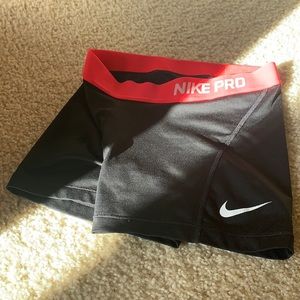 nike spandex shorts